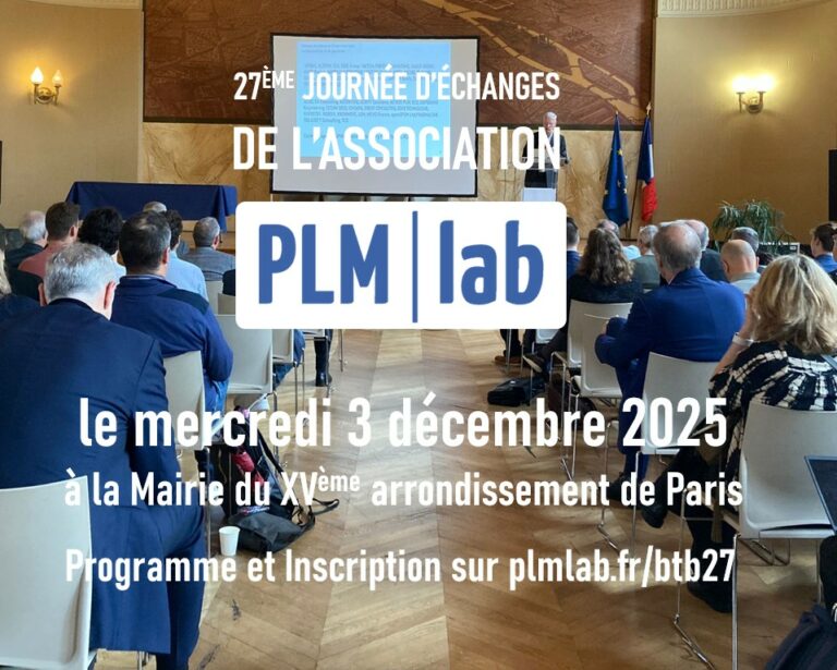 27e journée d’échanges de l’association PLM lab, le mercredi 3 décembre 2025 à la Mairie du XVe arrondissement de Paris