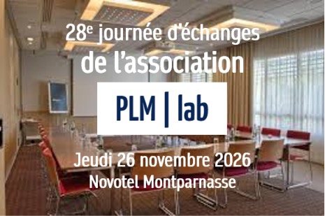 Visuel d’annonce de la 28e journée d’échanges au Novotel Montparnasse